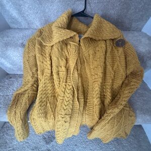 Patchwork Cardigan with Collar